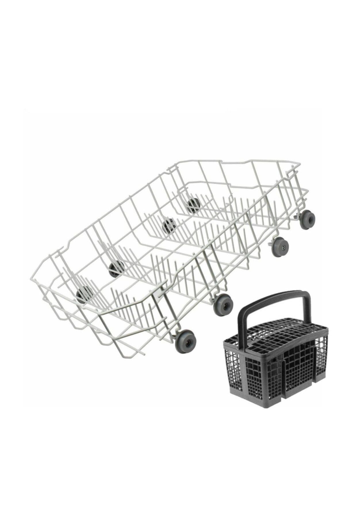 Oem - Bulaşık Makinesi Alt Sepet ( V2 ) - Beyaz