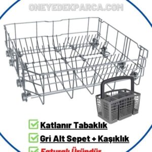 D2 9011 Eı Bulaşık Makinesi Alt Sepet (gri)