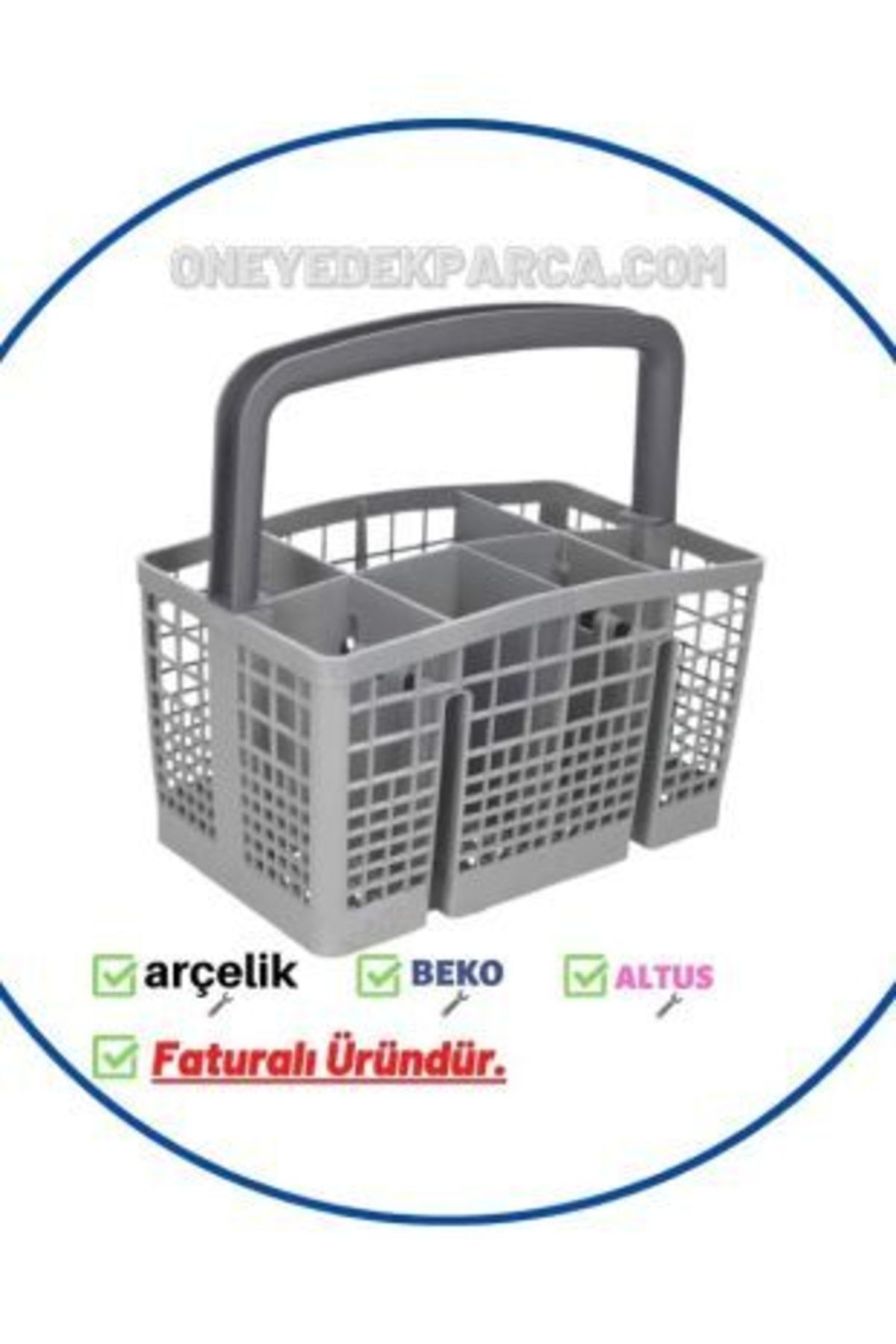 3545 A Bulaşık Makinesi Çatal Kaşık Sepeti Kaşıklık (yeni Tip)