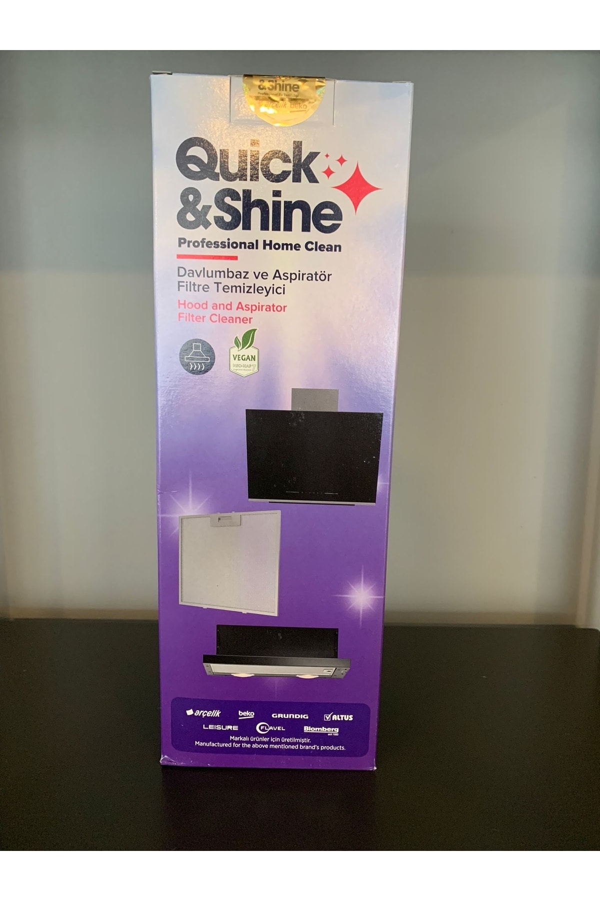 Quick Shine Davlumbaz Ve Aspiratör Filtre Temizleyicisi 500 ml