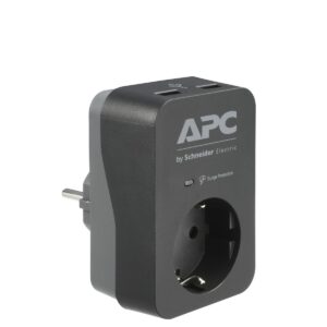 Electric Apc Tekli Akım Korumalı Priz 2 Usb Hızlı Şarj