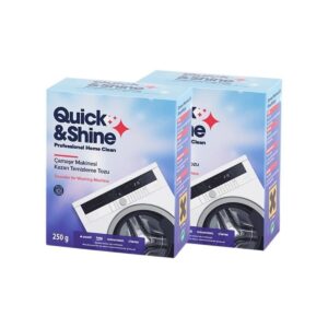 Quick Shine Çamaşır Makinesi Kazan Temizleme Kireç Sökücü Tozu 2 Li 250 Gr