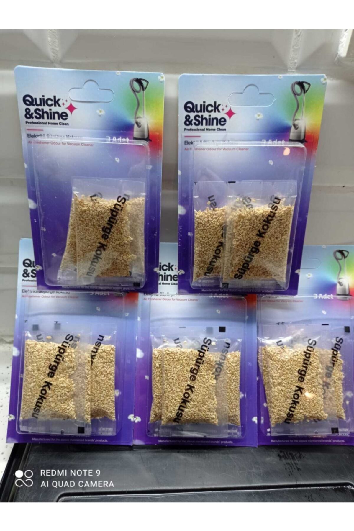 Quick&Shine - Quıck&shıne Elektrik Süpürge Kokusu 5 Li Ekonomik Paket - ARC0042 - Görsel 2
