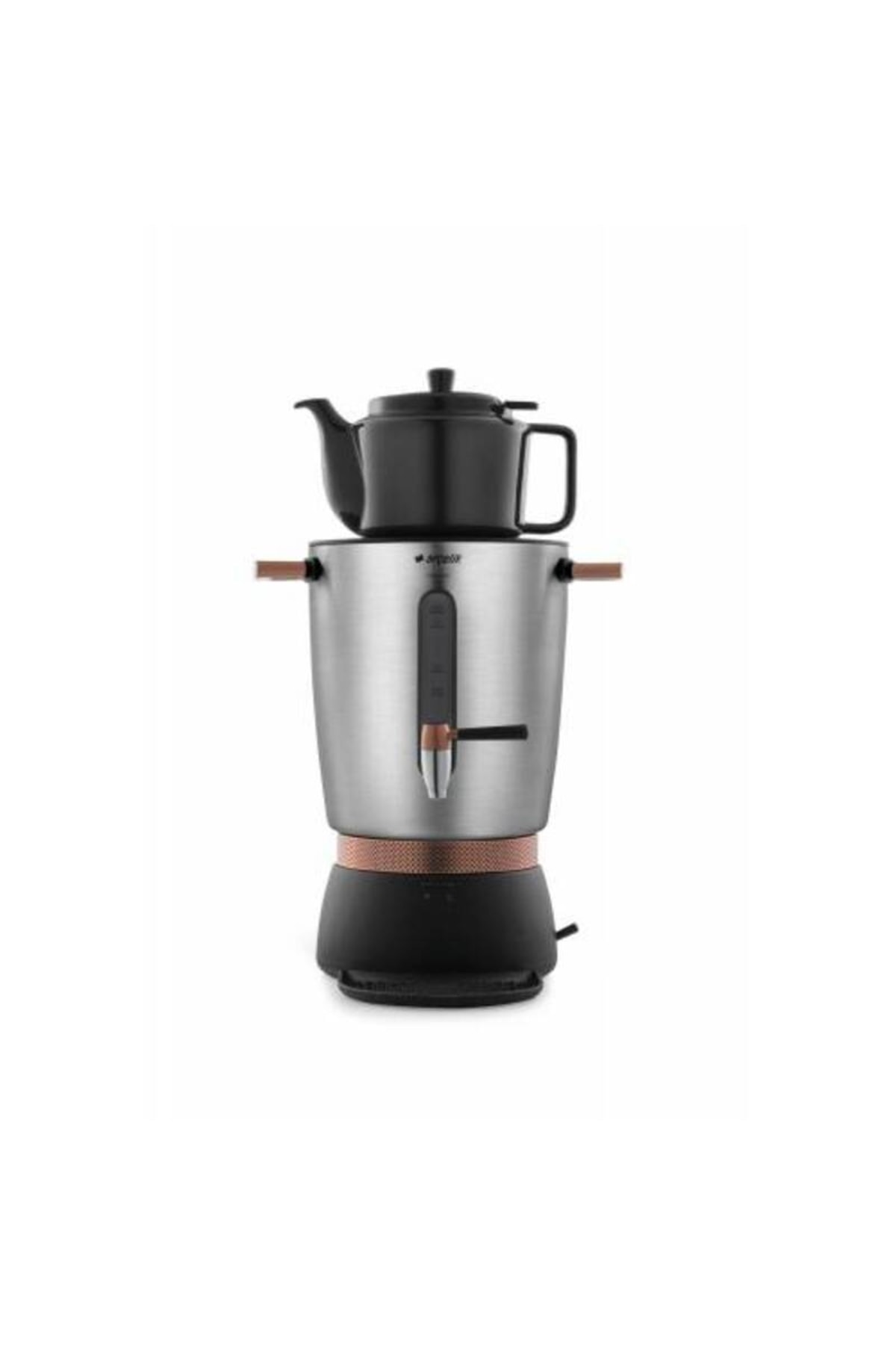Arçelik - Orjinal Se 9035 I Se 9036 I Inox Semaver Uyumlu Porselen Demlik (renk Gri) Süzgeçsiz - 9035I - Görsel 2
